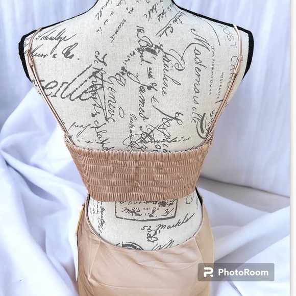 NWT-HOUSE OF HARLOW 1960 gorgeous backless midi in a silk touch fabric SZ MED - Picture 7 of 15